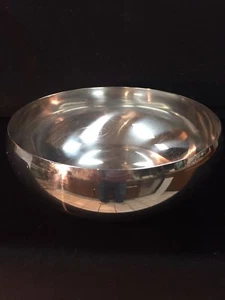 Stainless Steel Serving Bowl By AMC Classic 18:10 ART DESIGN ITALY 8 3/4" - Picture 1 of 6