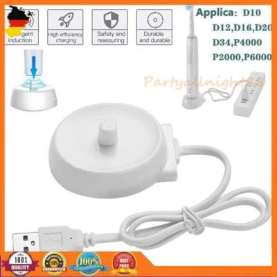MARKENLOS Zahnbürste Ladegerät Für Braun Oral-B Ladestation Elektrische Zahnbürste Weiß