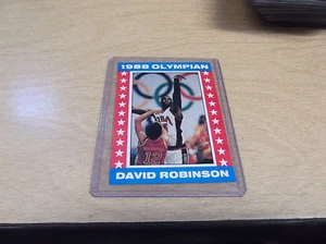 DAVID ROBINSON 1988 OLYMPIAN BRODER CARD SPURS - Picture 1 of 1