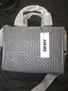 DKNY Grey Box Bag £295 - Picture 1 of 9