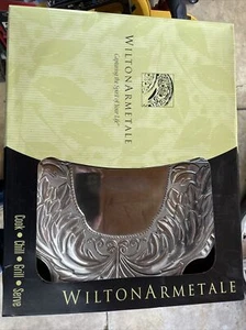 Neu im Karton Wilton Armetale Akanthus großes ovales Metall Tablett Platte 373554 - Bild 1 von 4