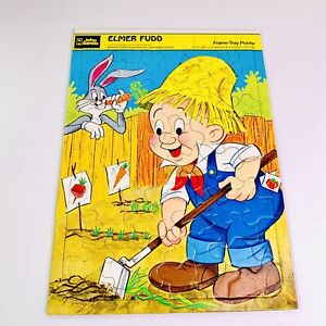 Vintage 1972 John Sands Frame Tray Puzzle Elmer Fudd Warner Bros Looney Tunes