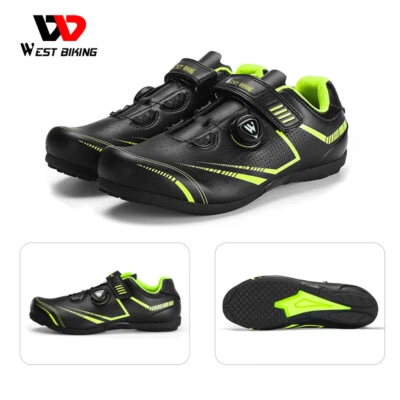 WEST BIKING Herren Radfahren Sneakers Rotating MTB Rennrad Outdoor Sportschuhe - Bild 1 von 4