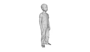 Printle C Kid 024-Little Boy Child Looking Ahead Figure for Diorama Train Set - Picture 1 of 11