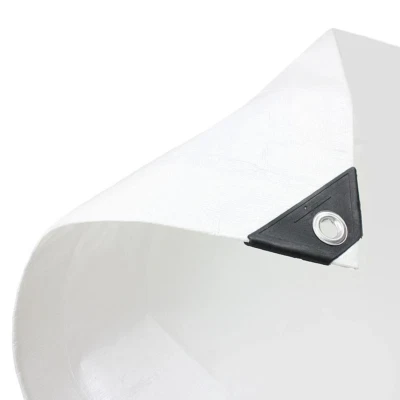 YOYELO White Tarpaulin Heavy Duty 200gsm for Market Stalls — All sizes av