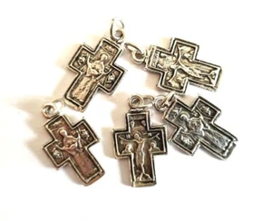 Griechisch Orthodox Christ klein 2,5x2 cm Metallic Anhänger Kreuz Menge 5 - Bild 1 von 4
