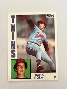 TOPPS 1984 MLB Card FRANK VIOLA Minnesota Twins  #28  VG-EX! ⚾️