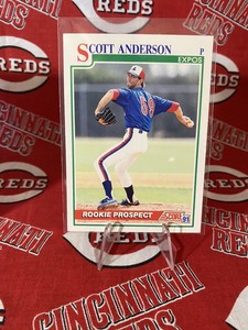 1991 Score Scott Anderson #734 Rookie RC