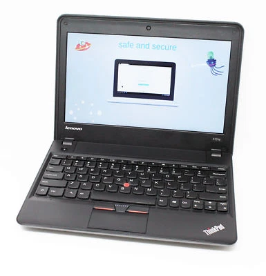 IBM Lenovo Chromebook laptop HD 11.6" Webcam 1.5Ghz 4GB 16GB HDMI SD SSD - Image 1 of 4