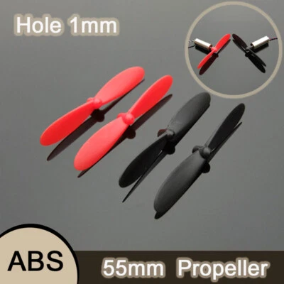 Propeller Requisiten, 55mm blatt Quadcopter RC Remote für kernlosen Motor - Bild 1 von 4