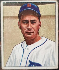 1950 Don Kolloway Bowman Card #133 MLB Detroit Tigers