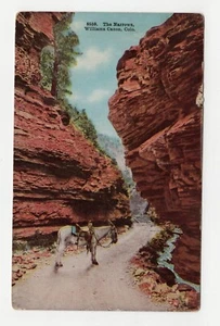 1910s Antique Lithograph Postcard The Narrows Williams Canon Colorado CO Posted - Picture 1 of 7