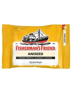 Fisherman's Friend Aniseed Lozenges 25gm x 12 - Picture 1 of 1