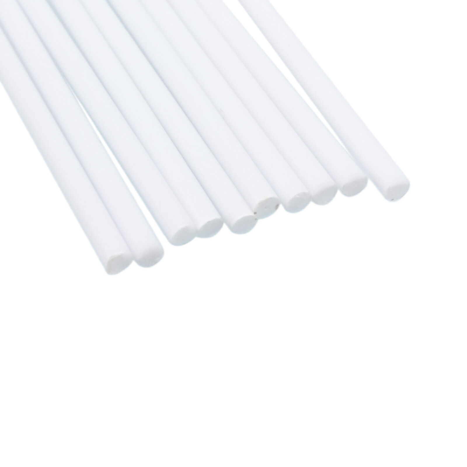4x4x250mm 3x3 10pcs White ABS Plastic L Shape Right Angle Bars DIY Model 2X2 