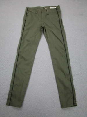 Pantalones Rag & Bone para mujer 25 verdes ejército militar chino ajustado uniforme tiro medio Foto 1 de 4
