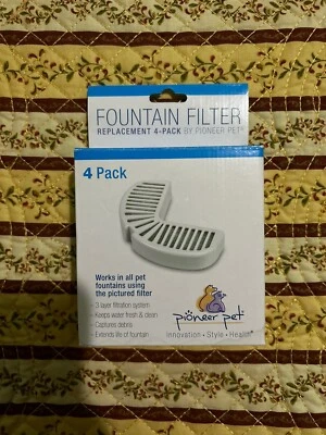 NUEVO 3 Pioneer Pet Fuente de Agua Filtro Repuesto #3014 Perro/Gato Foto 1 de 2
