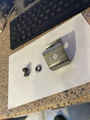 1957 1958 Ford Skyliner Retractable top switch Bracket and hardware - Image 1 of 4