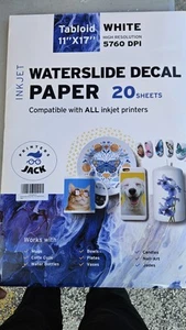 Papier décalcomanie tabloïd 11x17 toboggan aquatique 20 feuilles - Photo 1/2