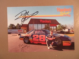 SIGNED Auto NASCAR Dale Jarrett #29 Hardee’s Hero Card - Picture 1 of 2