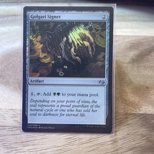 Golgari Signet #220 Artifact Modern Masters 2017 Foil NP MTG Near Mint or Better - Picture 1 of 1