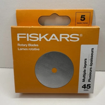 FISKARS Rotary Replacement Blades 45mm 5 Pack Brand New - Image 1 of 2