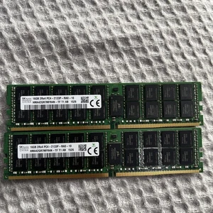SK Hynix 32GB HMA42GR7MFR4N-TF RDIMM ECC Reg DDR4-2133 (2*16GB) Pamięć RAM serwera - Zdjęcie 1 z 2