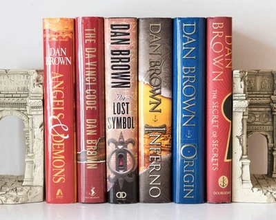 Dan Brown ROBERT LANGDON Complete Series Lot of 6 (#1-6) Set HC HARDCOVER Books Foto 1 de 4