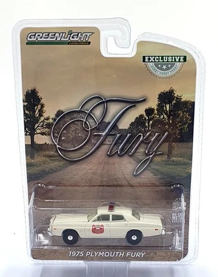 Greenlight 1/64 Scale 30174 - 1975 Plymouth Fury Police Car - Image 1 of 4