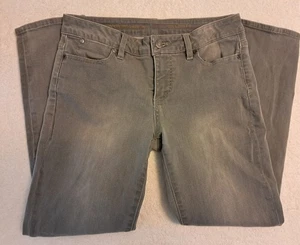 Pantalones de mezclilla Talbots Petites para mujer 8P gris lavado pierna recta firma tobillo - Imagen 1 de 13