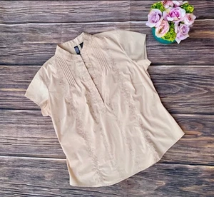 EUC Laundry by Shelli Segal bestickte Bluse – Gr. L KOSTENLOSER VERSAND - Bild 1 von 7