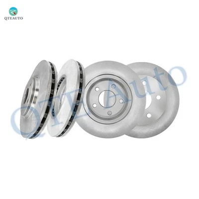 Juego de 4 rotores de freno de disco delanteros 296 mm-traseros 270 mm para Pontiac G5 GT 2007-2009 Foto 1 de 4