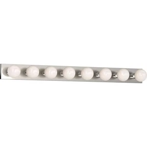 Volume Lighting 8-Light Brushed Nickel Bath or Vanity Light - Picture 1 of 4