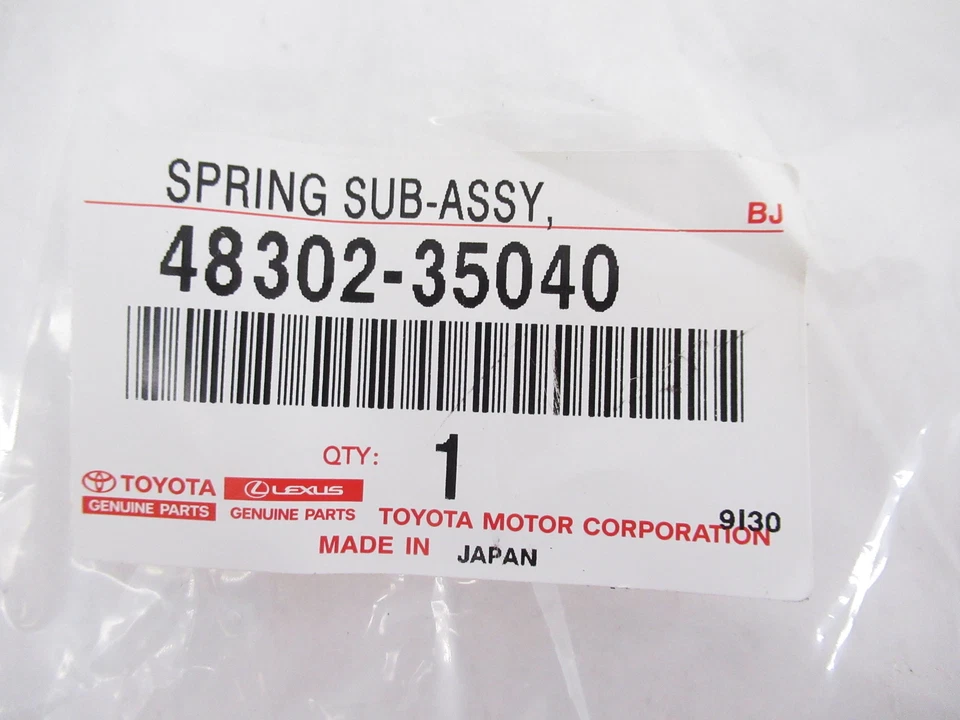 Asiento de resorte hueco genuino OEM Toyota 48302-35040 07-14 FJ Cruiser 03-09 4Runner Foto 1 de 4