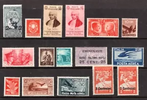 Italia ~ Lote / Colección / Bisagras como nuevas / $80.00 CV - Imagen 1 de 1