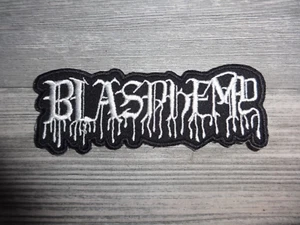 Blasphemy Shape Patch Revenge Black War Metal 66666 - Imagen 1 de 1