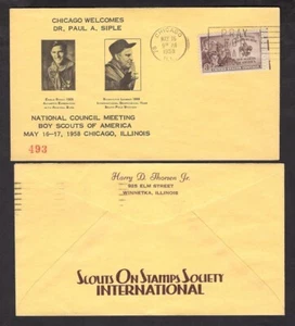 1958 Boy Scout Chicago Paul Siple Antarctic Byrd IGY BSA Thorsen - Imagen 1 de 1