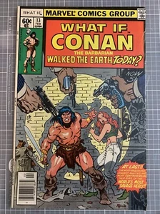 WHAT IF #13 CONAN THE BARBARIAN WALKED THE EARTH TODAY BRONZE AGE MARVEL - Picture 1 of 10
