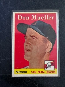 1958 Topps Baseball Set-Break #253 DON MUELLER - Foto 1 di 2