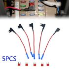 Versatile 5Pcs Add A Circuit Blade Fuse Splice Holder No Cutting Required