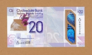 Super Rare Scarce Genuine 2019 Scotland GBP 20 Pounds with Major Mint ERROR   - Picture 1 of 2