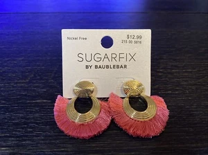 NUEVOS SUGARFIX de BaubleBar Pendientes Circulares Roscados - Rosa - Imagen 1 de 3