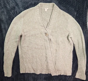 White Stag Damen XXL 2XL 20 Beige Strick Ein Knopf Langarm Strickjacke - Bild 1 von 7