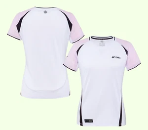YONEX 25S/S Women's Badminton T-Shirts Sportswear Top Tee White NWT 252TS002F - Picture 1 of 7