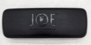 Joseph Abboud Black Clamshell Glasses Hard Case with Branding Logo - Picture 1 of 6
