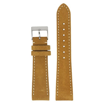 StrapsCo Mens Suede Leather Watch Band Strap 16mm 18mm 19mm 20mm 21mm 22mm 24mm - Image 1 of 2