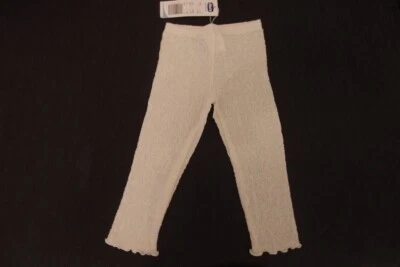 Chicco Kinder Leggings Lana Acrílico Poliéster Calado 2 Pantalones Talla 3 y 4 Edad Foto 1 de 4