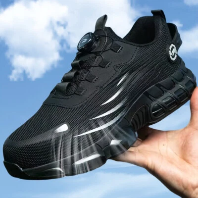 Рабочие ботинки неразрушимые безопасная обувь мужские туфли со стальным носком рабочие кроссовки 2025 - Изображение 1 из 4