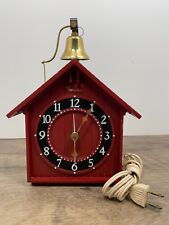 Vintage Rare Ingraham Exclusive Design by Sunberg Ferar School House Alarm Clock