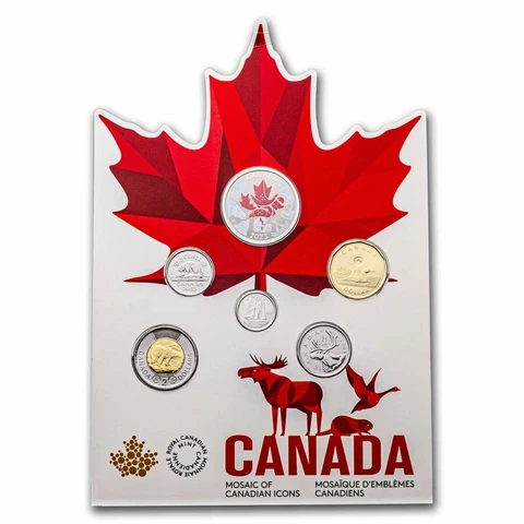 2023 6-Coin Mosaic of Canadian Coins Set - SKU#274782 Cover