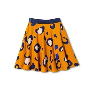 Philip Lim x Target stilvoller orange & blauer Damenrock Tiermotiv NEU Größe 12 - Bild 1 von 7